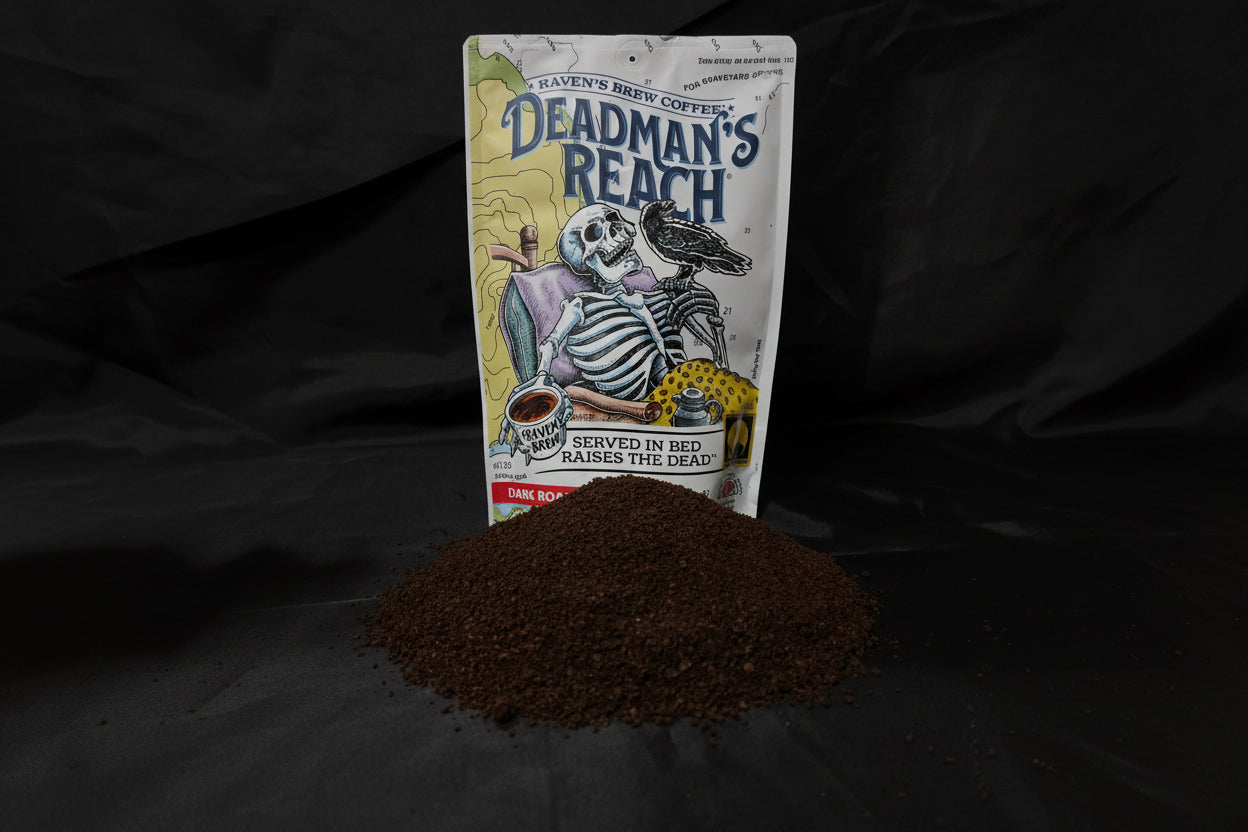 Deadman’s Reach® Organic Dark Roast – 3 oz Ground Coffee Sample