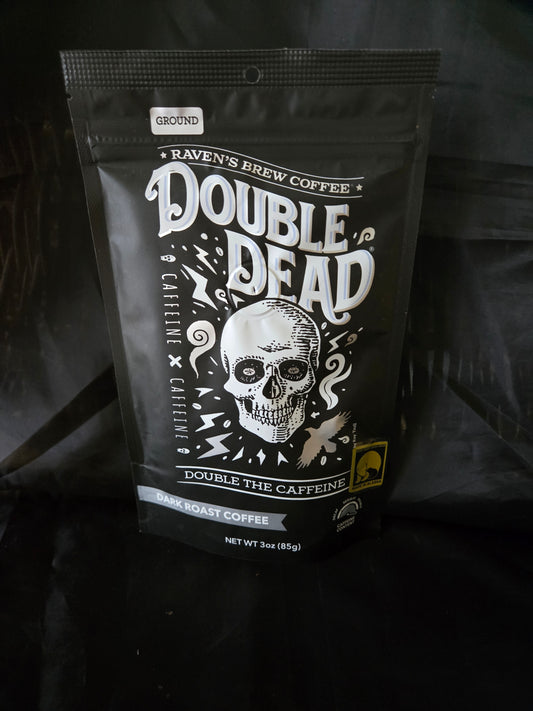 Double Dead® Dark Roast – 3 oz Ground Coffee Sample
