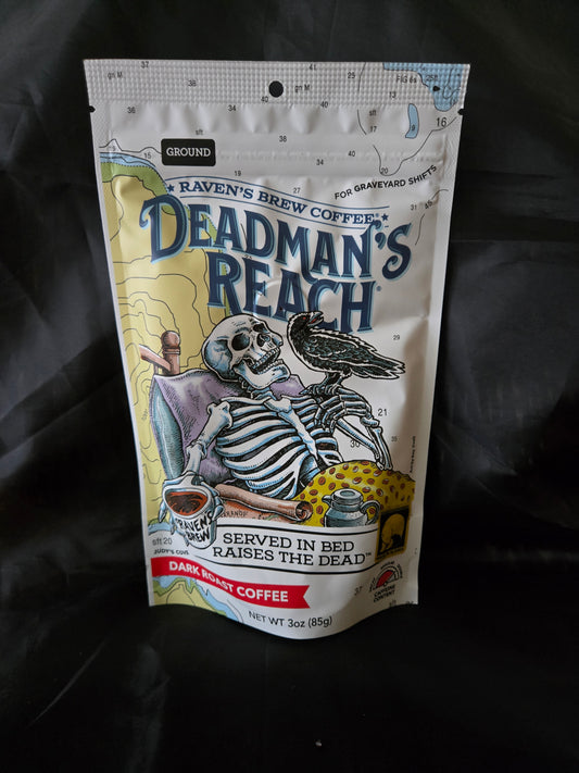 Deadman’s Reach® Organic Dark Roast – 3 oz Ground Coffee Sample