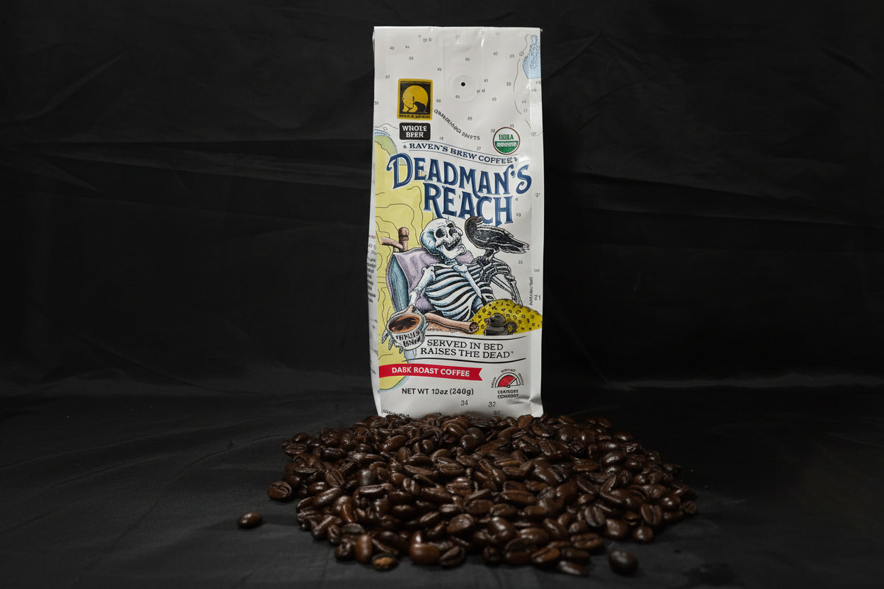 Deadman’s Reach® Organic Dark Roast – Whole Bean 12 oz
